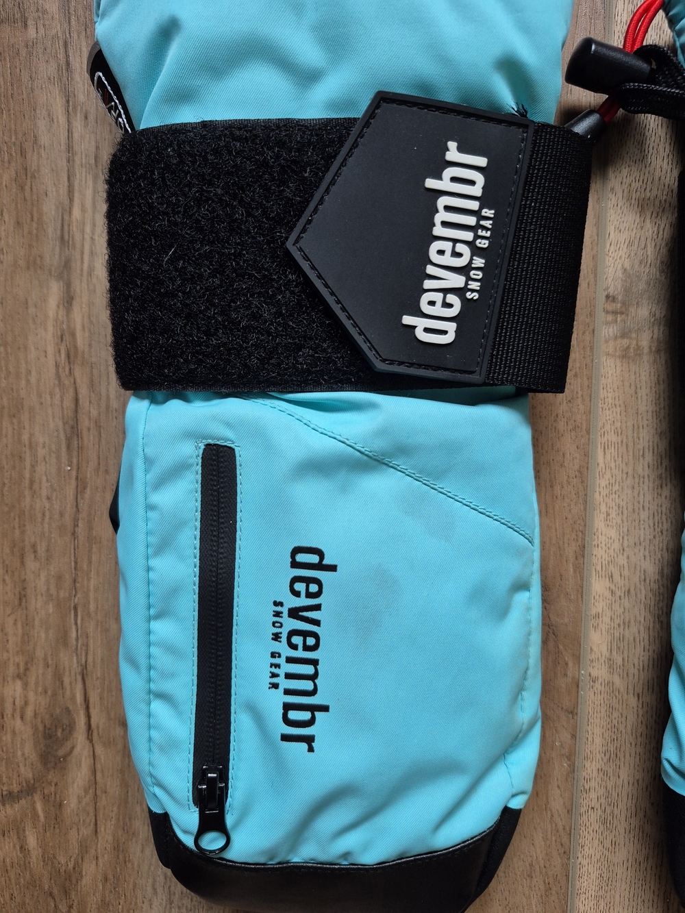 Devembr Adult Teal Ski Mittens Gloves Size Small Ski Snowboard Winter - Picture 4 of 7